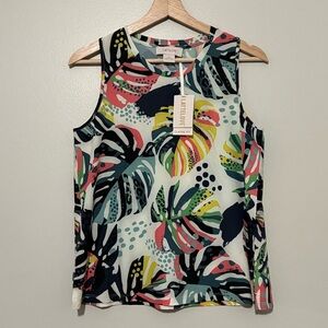 LatteLove Colorful Abstract 4-WAY STRETCH TANK Size S